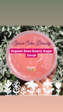 Load image into Gallery viewer, Organic Rose Quartz Sugar Scrub